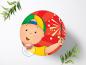 Preview: Caillou Tortenaufleger Ø 20cm, 0631w